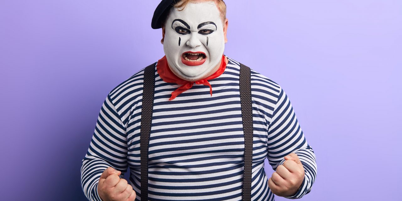 Frustrated Mime vs Jazz Hands