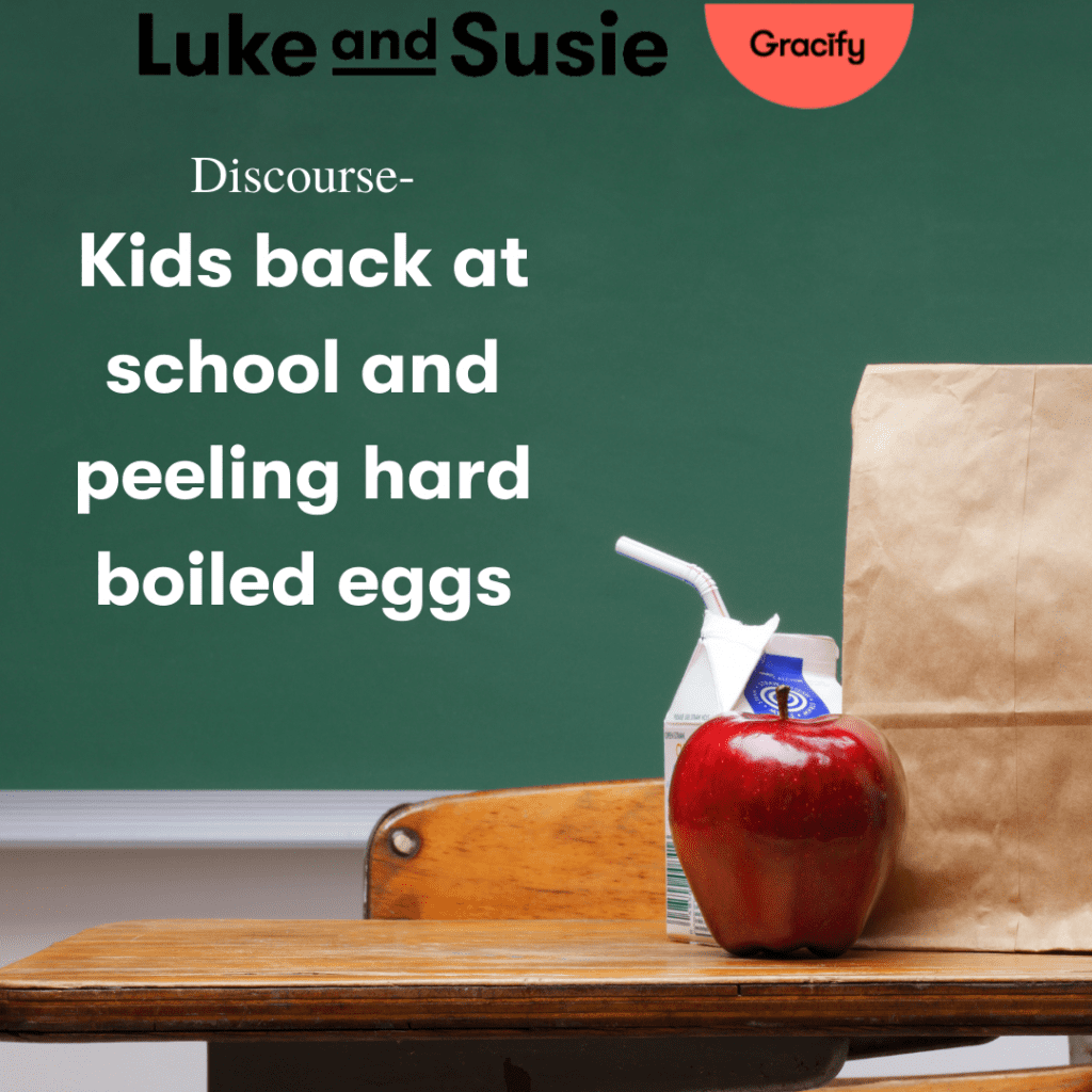 discourse kids back at school and peeling hard boiled eggs classroom apple 